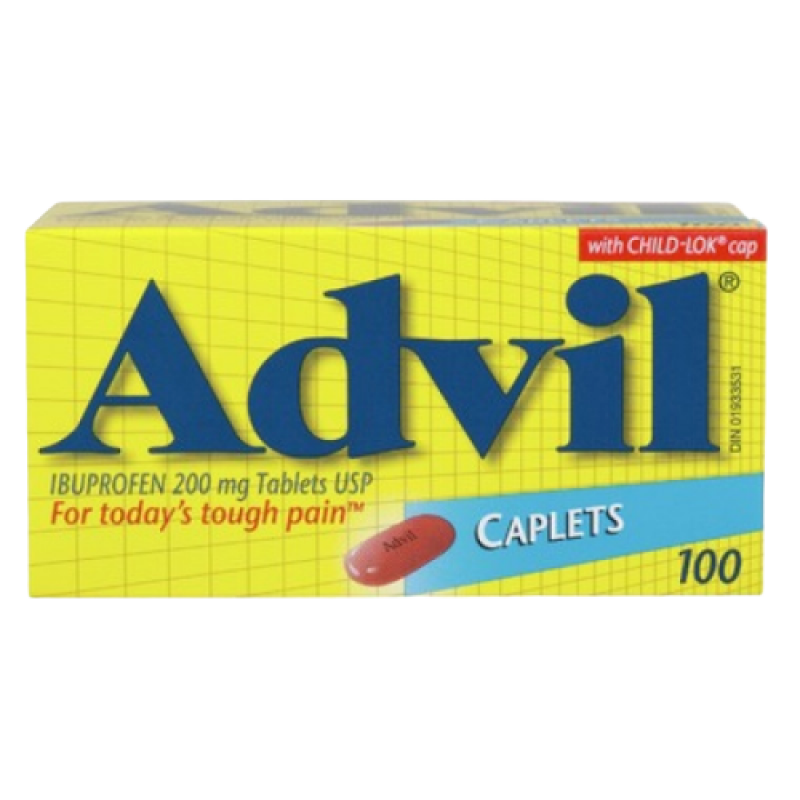 Pain Relief - ADVIL CPLT 200MG 100 ($9.25 for Qty more than 3)
