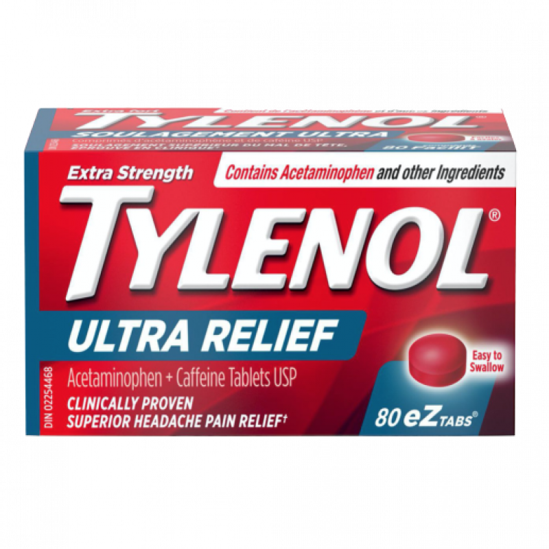 TYLENOL ULTRA HEADACHES  RELIEF TB 80