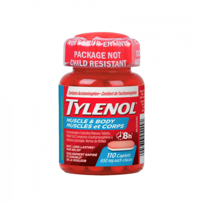 Pain Relief - TYLENOL MUSCLE ACHES & BODY PAIN 650MG 110