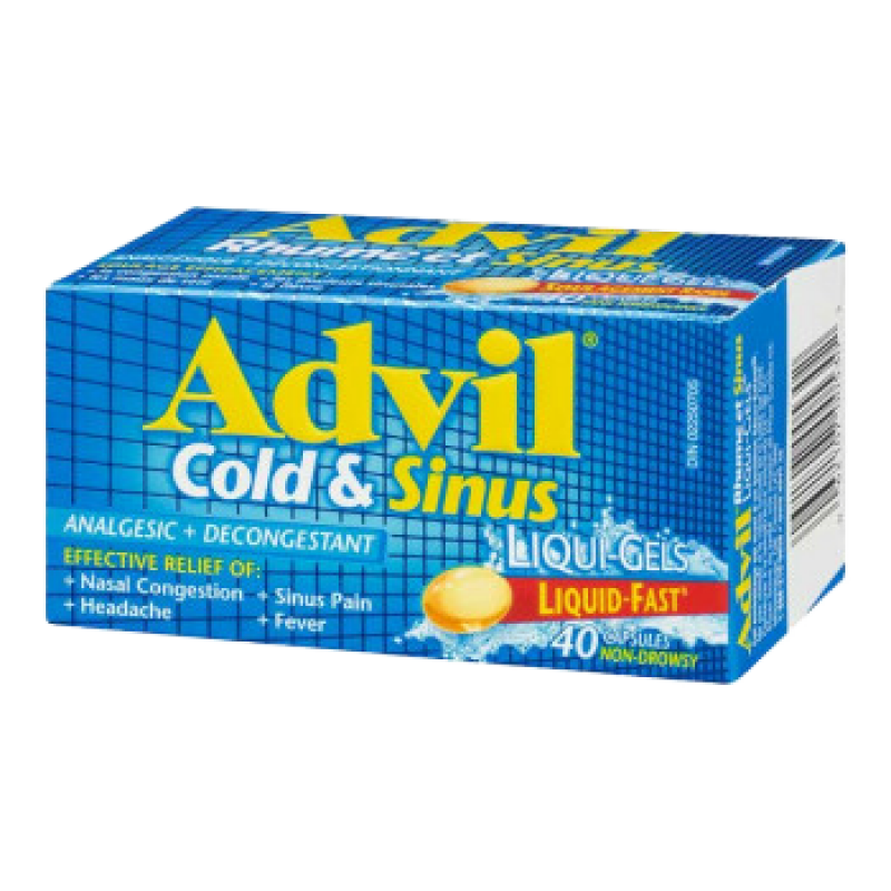 ADVIL COLD&SINUS LIQUI-GELS 200MG 40