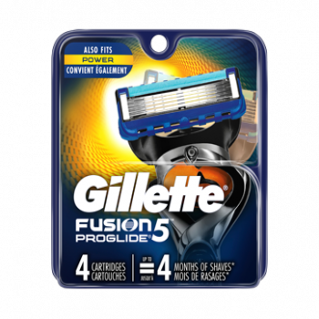 Gillette Fusion 5  -  PROGLIDE  -  4 CARTRIDGE