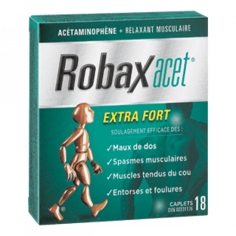 Pain Relief - ROBAXACET XST CPLT 500MG 18