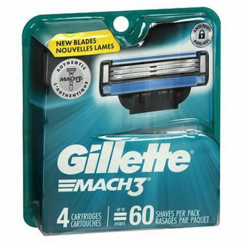 Gillette Mach 3 - 4 CARTRIDGE