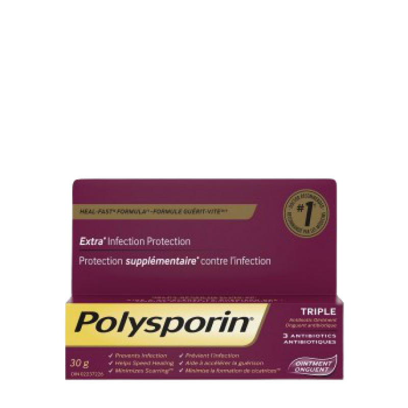 Polysporin Triple Ointment + 3 Antibiotics - 30 g
