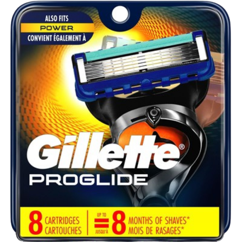 Gillette FUSION 5 - PROGLIDE -  8 CARTRIDGES