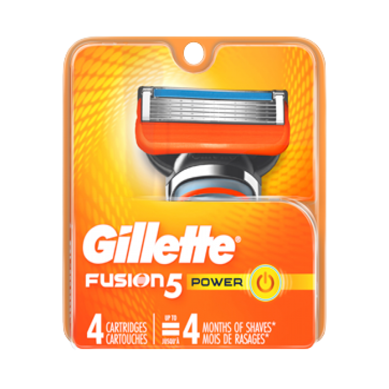 Gillette FUSION 5 POWER - POWER  - 4 CARTRIDGES