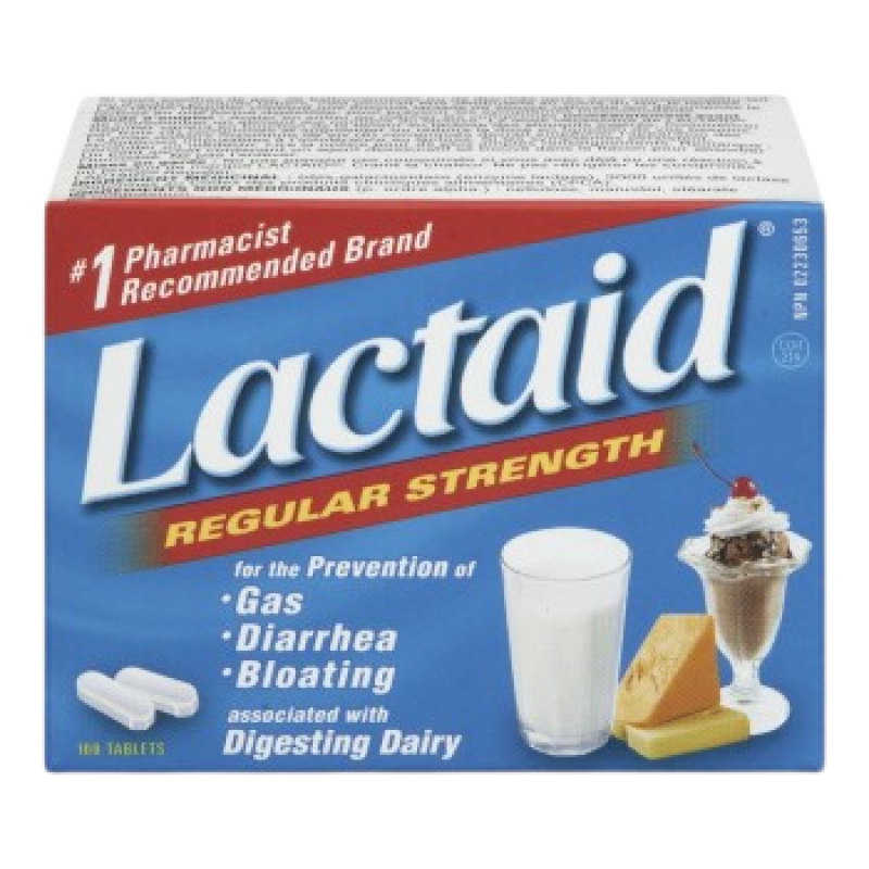 Lactaid Regular Strength 100 Tabs