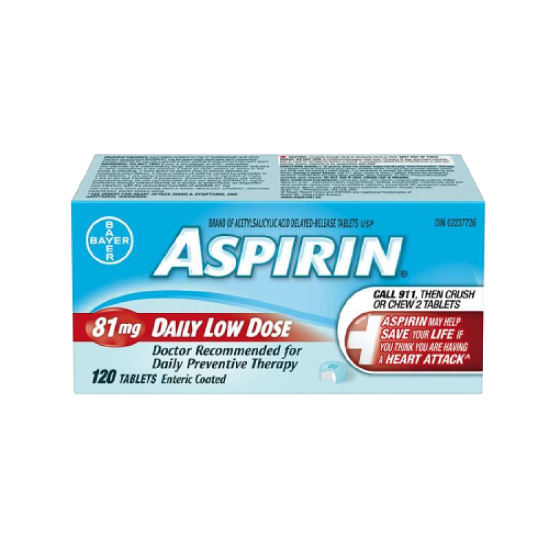 ASPIRIN COATED TB 81MG DLD 120