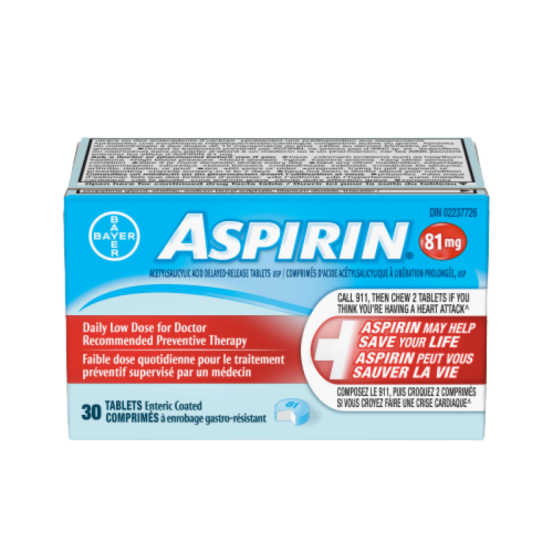 ASPIRIN COAT TB 81MG DAILY LOW DOSE 30