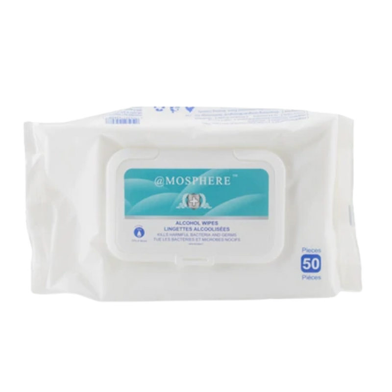 ALCOHOL WIPES - 75% - 50 pieces