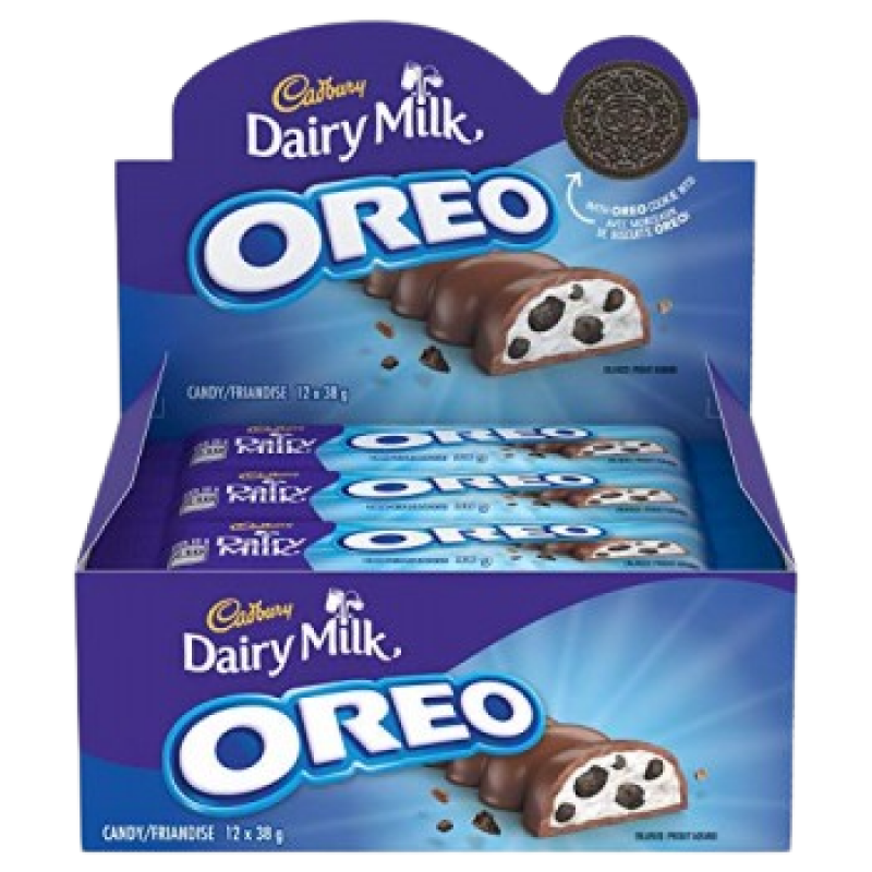 Candy - Cadbury Dairy Milk OREO 12 Count X 38g ($0.74 / count)