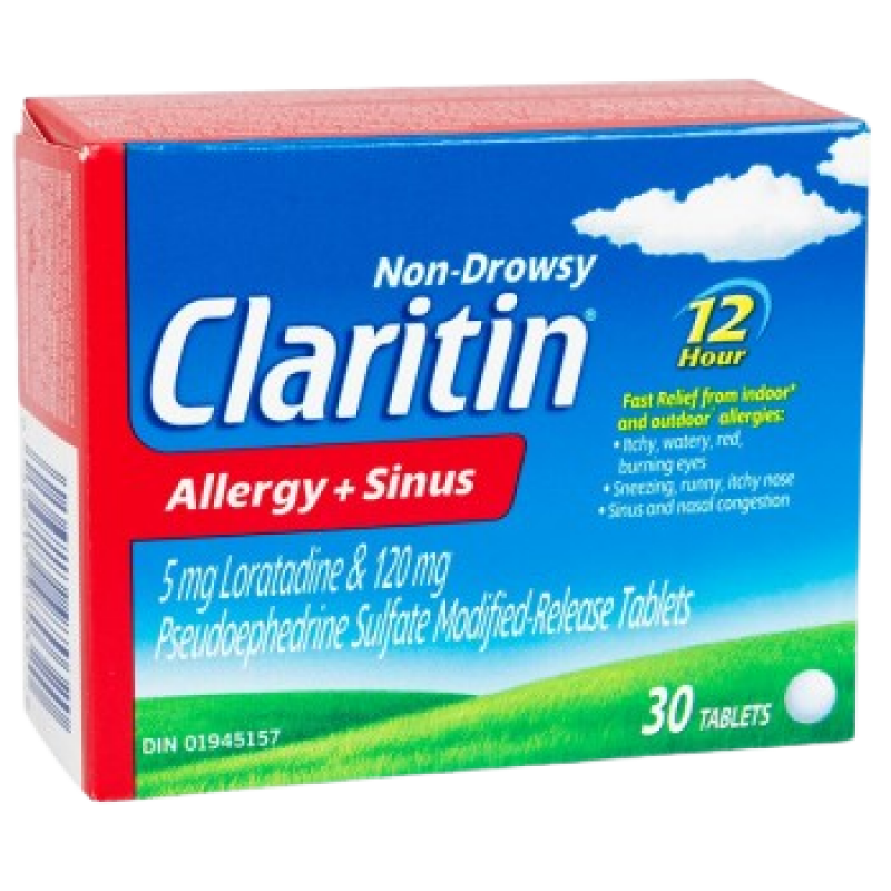 CLARITIN ALLERGY & SINUS 30