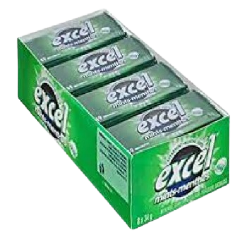 Candy - Excel Tin Spearmint 8 Count X 34g ($1.90 / count)
