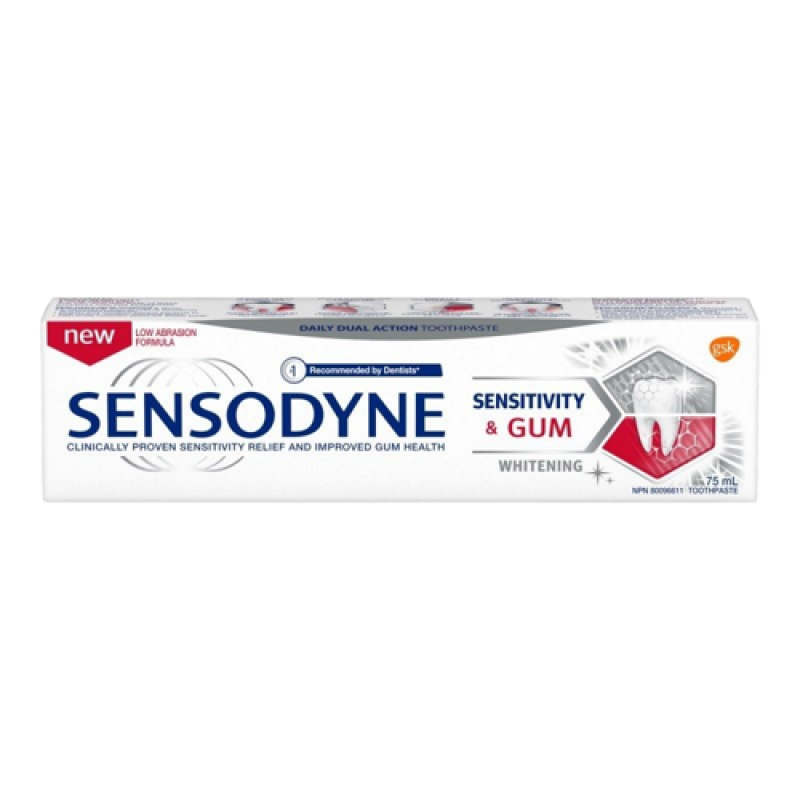 TOOTHPASTE SENSODYNE SENSITIVITY GUM WHITENIN 75ML