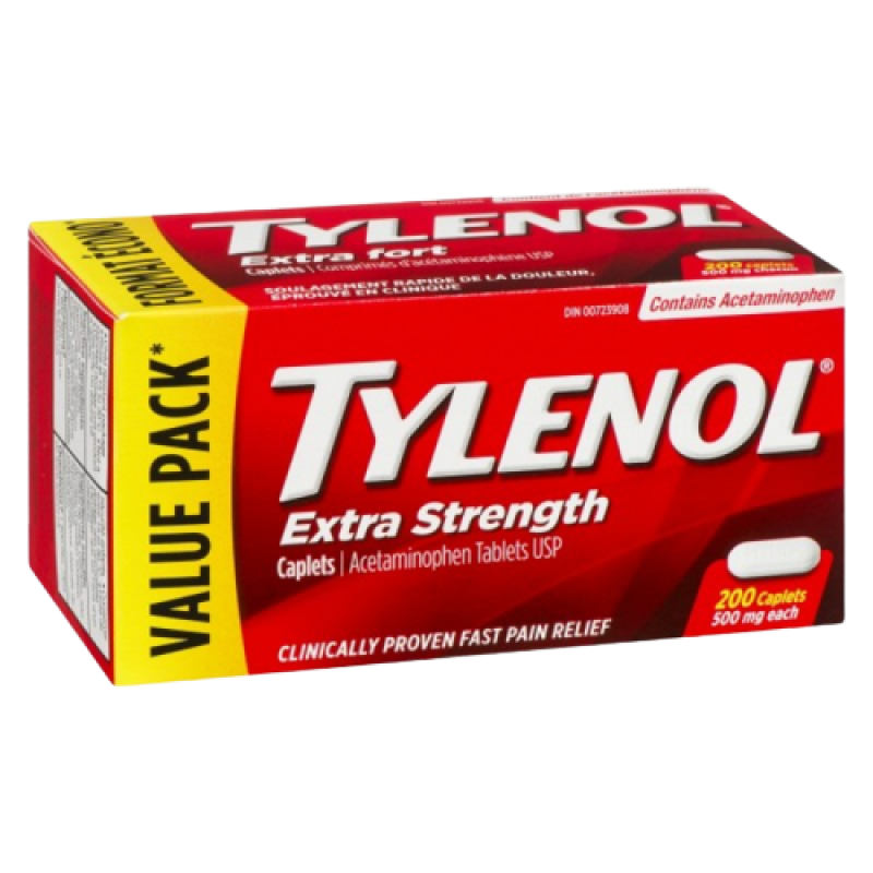 TYLENOL EXTRA STRENGTH CPLT 200
