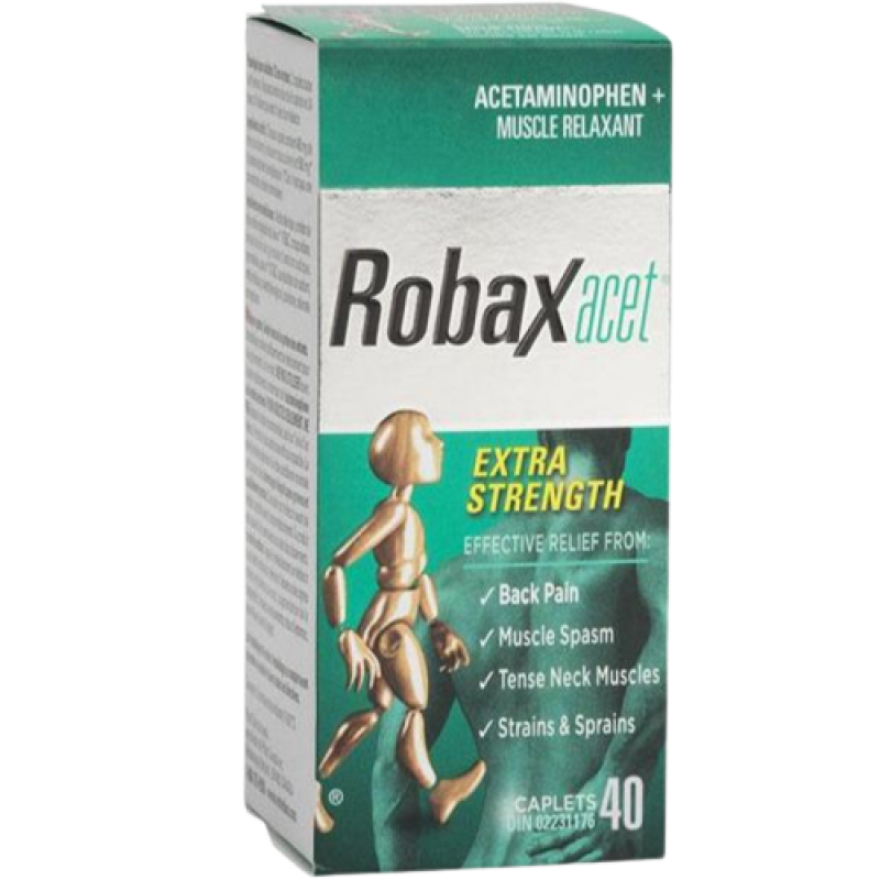 Pain Relief - ROBAXACET XST CPLT 500/400MG 40