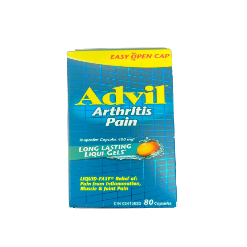 ADVIL ARTHRITIS PAIN CAPS 80 Exp: 10/23