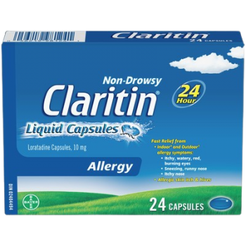 CLARITIN LIQUID CAPS 10MG 24