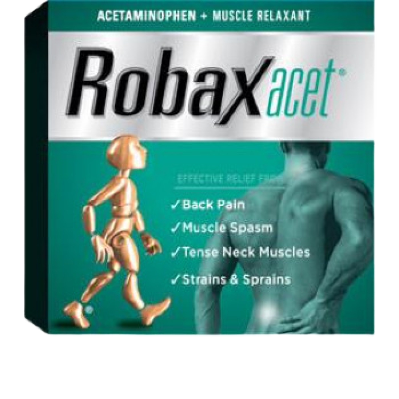 Pain Relief - ROBAXACET CPLT 400/325MG 18