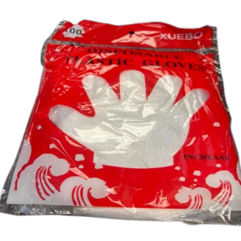 Gloves Disposable Plastic  - 100/pack