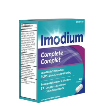 IMODIUM COMPLETE CPLT 40 - Expiry  12 / 2022
