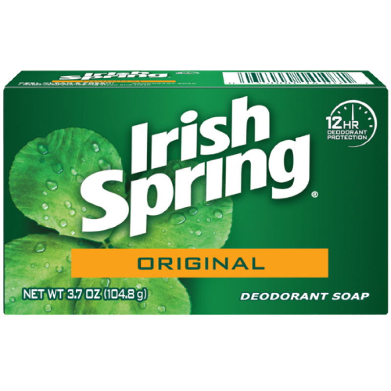 Irish Spring ORIGINAL Deodorant Soap 104.8g 1/pk (MOQ - 3)