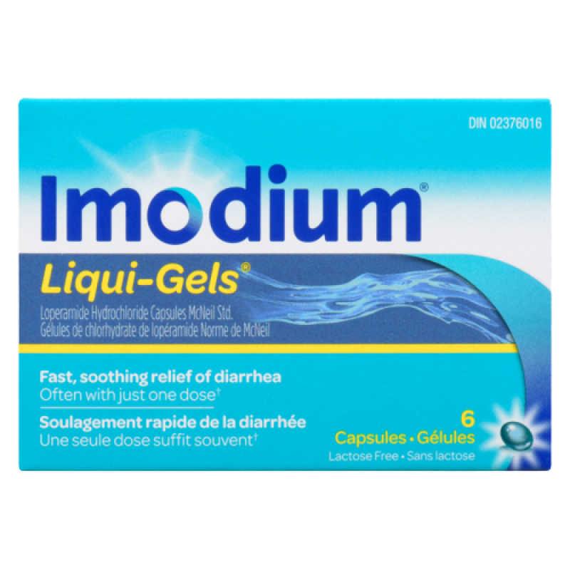 IMODIUM 6 CAPS - LIQUID GEL