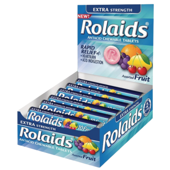 Candy - ROLAIDS ULTRA STRENGTH - ASSORTED FRUITS 10 X 12 Count ($1.71/Count)