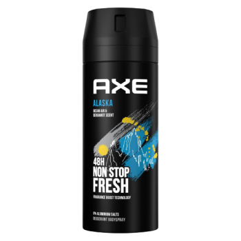 AXE Deodorant Body Spray ALASKA OCEAN AIR BERGAMOT/6 150mL
