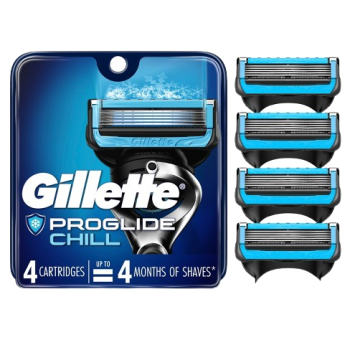 Gillette FUSION 5 - PROSHIELD - CHILL  -  4 CARTRIDEGES