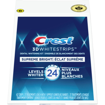 Crest 3D White Whitestrips Supreme FlexFit - 21 Treatments