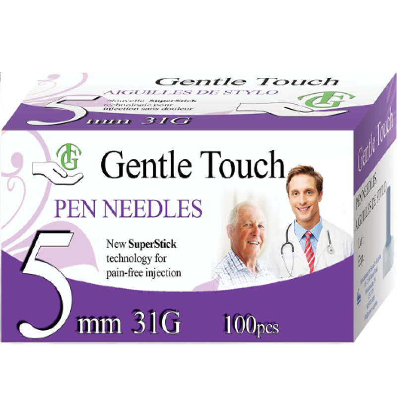 Gentle Touch Pen Needle 5mm x 31G