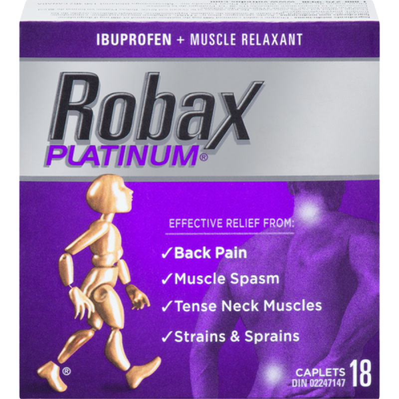 Pain Relief - ROBAX PLATINUM CPLT 18