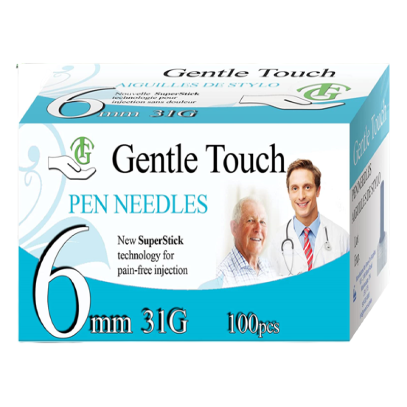 Gentle Touch Pen Needle 6mm x 31G
