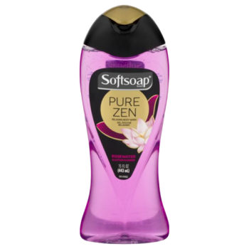 SOFTSOAP BODY WASH PURE ZEN ROSEWATER LOTUS FLOWER 443ML