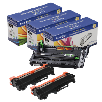 Toner Cartridges TN760  - Qty 3 - For Brother Printer ( Page Yield 3,000  / each ) - PrintOxe
