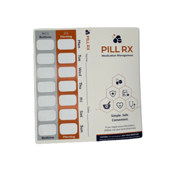 Blister Packs Tri-Fold PillRx 2X7 (Bubble + Card for 250 pcs complete Set )
