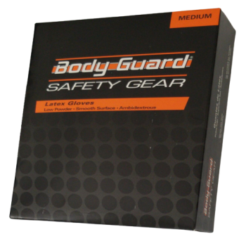 Body Guard Gloves Latex 20 Pcs / Box