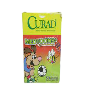Curad MEDTOONS Band-Aids 50 ct