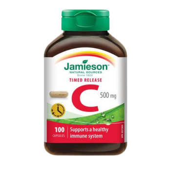 JAMIESON VITAMIN C TIME RELEASE CAPS 500MG 100 JAM Exp: 11/2023