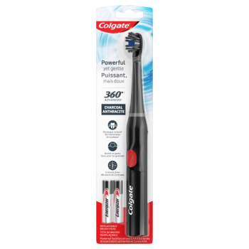 TOOTHBRUSH COLGATE 360 ADVANCED CHARCOAL 1PK