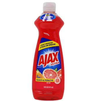 AJAX Ultra Dish Soap Red Grapefruit - Bleach Alternative- 414ML