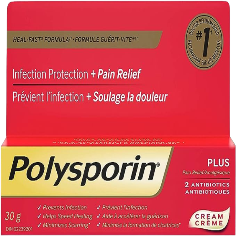 Polysporin Plus-Cream Pain Relief - 30g