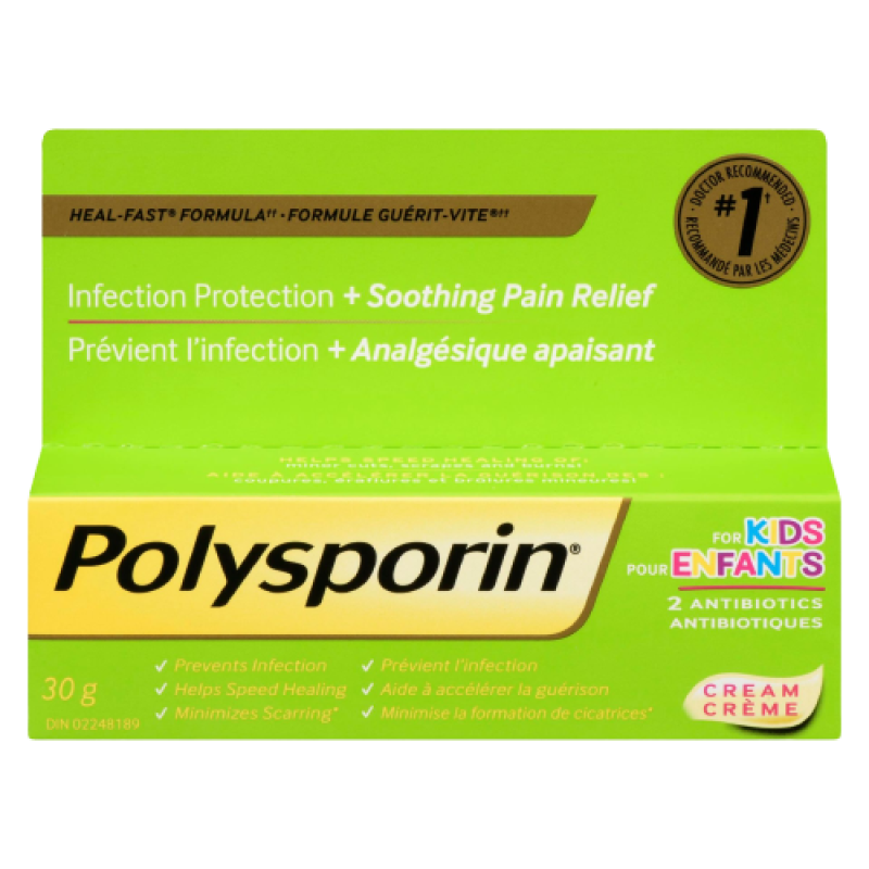 Sale - Polysporin Kids + 2 Antibiotics - 30 g - Early Exp: 12/24