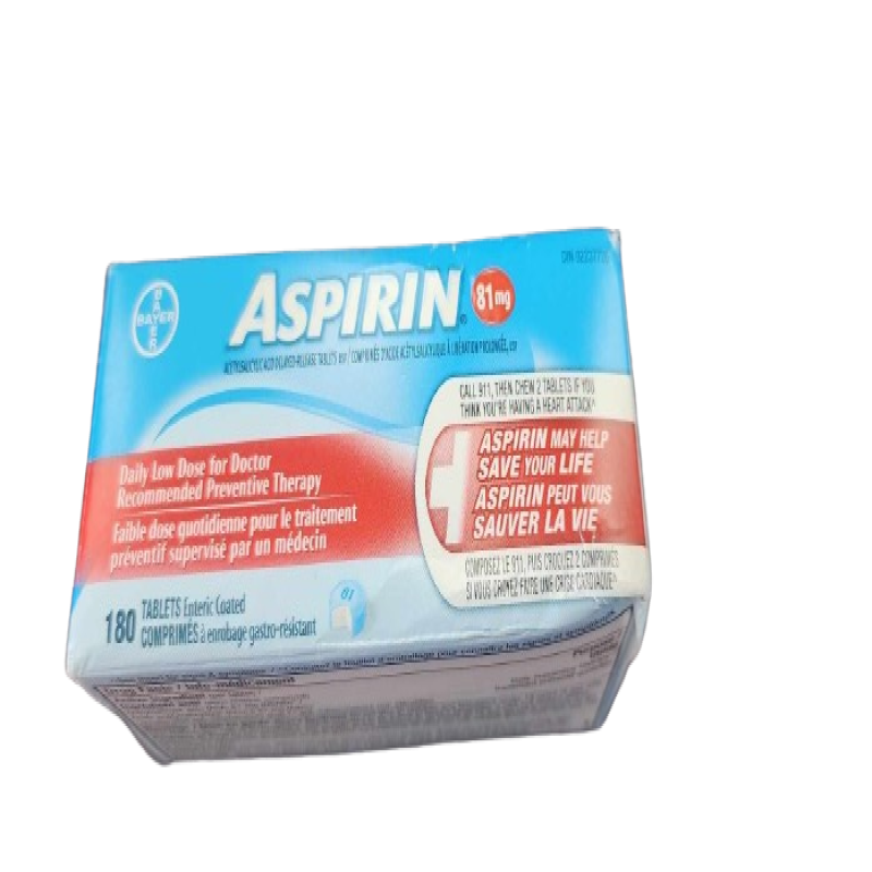 Sale - ASPIRIN TB COATED DAILY LOW DOSE 81MG 180 *Damage Box* Exp: 01/26