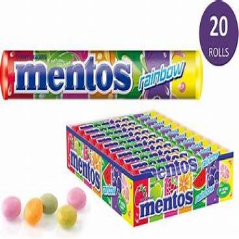 Candy - Mentos Rainbow 20 Count
