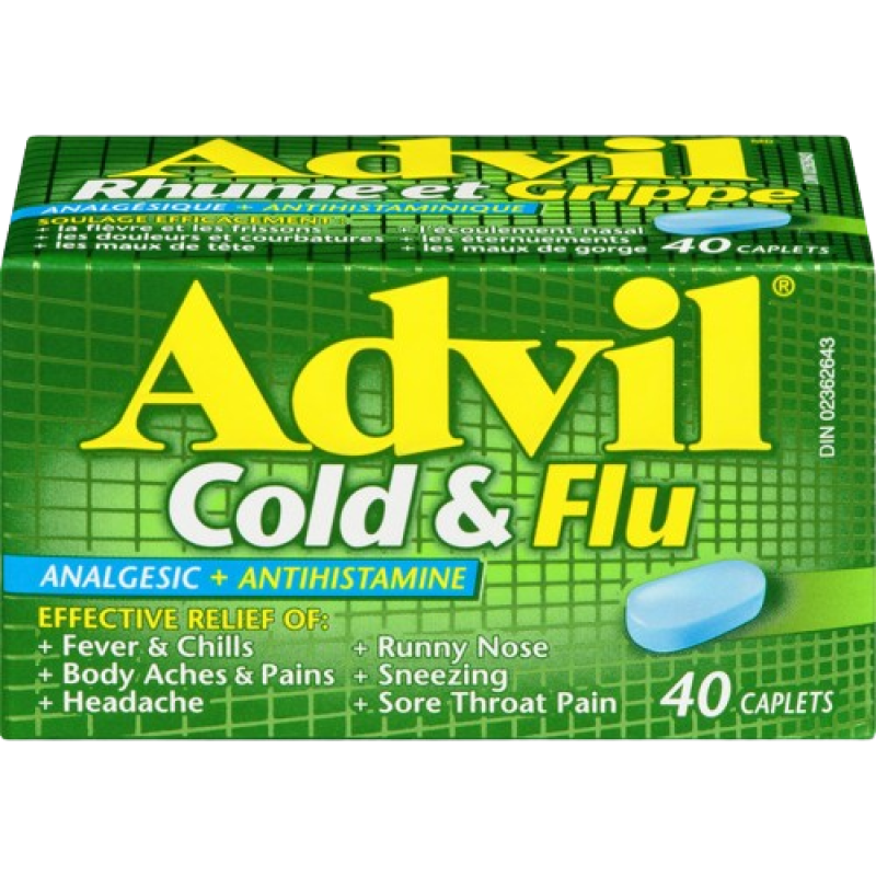 ADVIL COLD&FLU CPLT 40