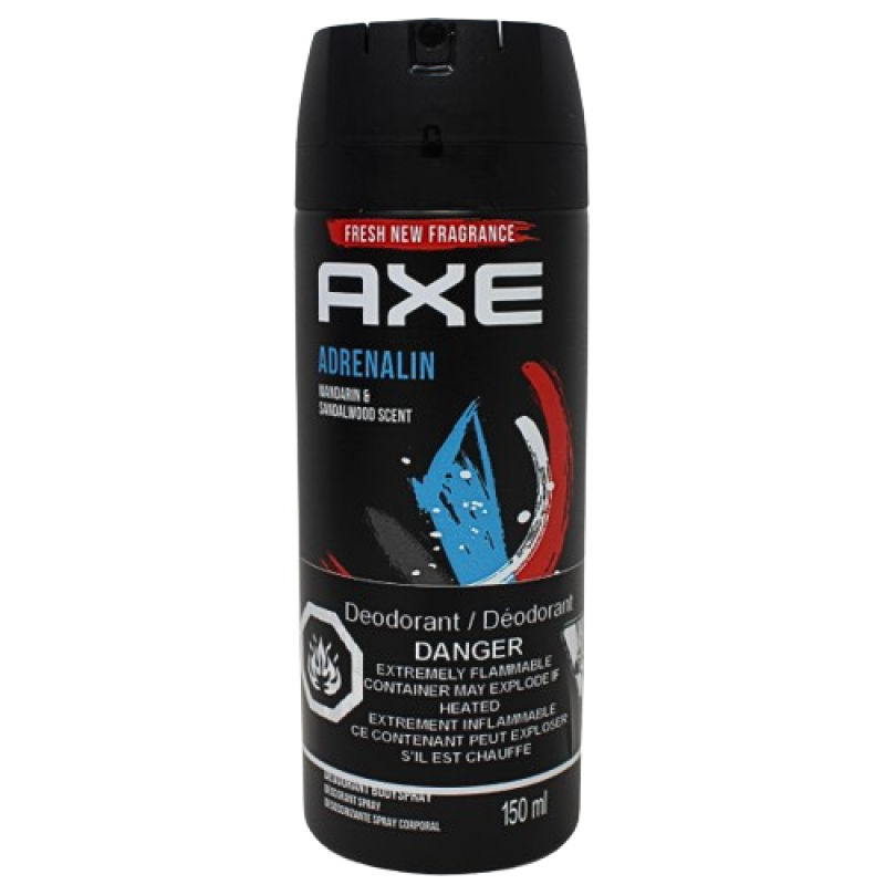 AXE Deodorant Body Spray ADRENALIN 150mL