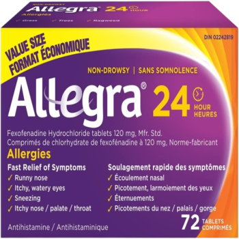 Sale - ALLEGRA 24 HOURS TB 120MG 72 - Early Expiry: 06/24