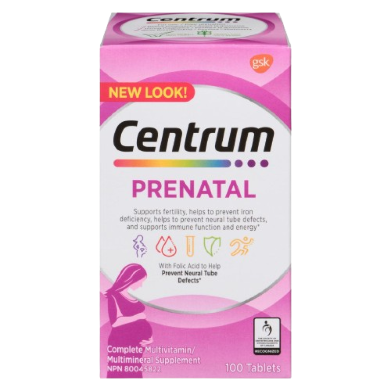 Centrum Prenatal 100 Tablets